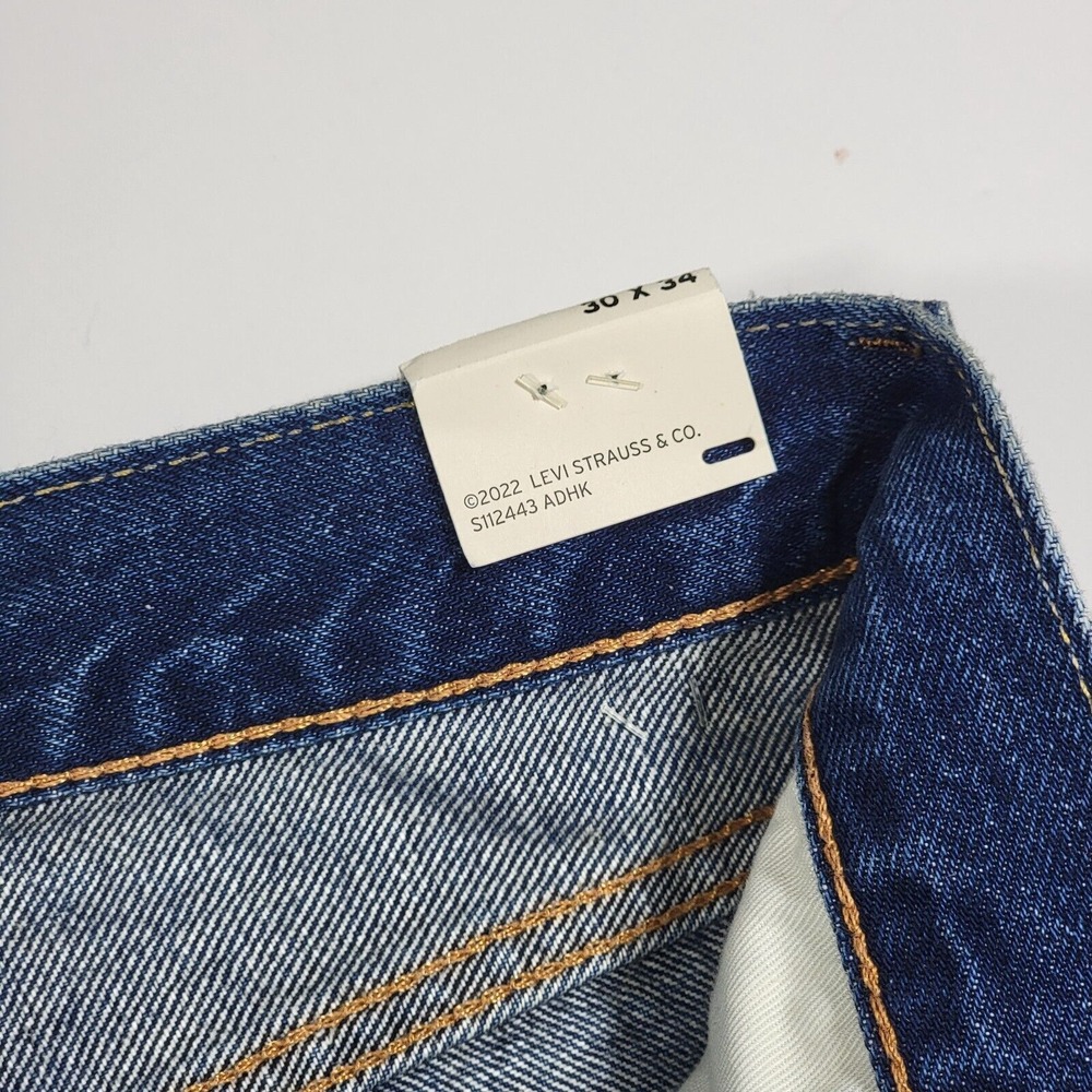 Levi's Lot 551z Men's Denim Blue Jeans AUTHENTIC STRAIGHT FIT Size 30x34‎ - Picture 7 of 16